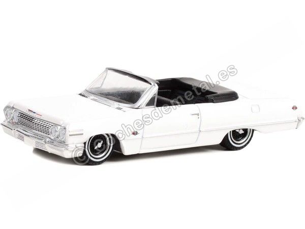 Cochesdemetal.es 1964 Chevrolet Impala SS Convertible "California Lowriders Series 2" 1:64 Greenlight 63030C