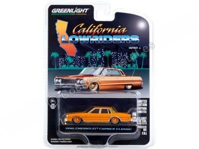 Cochesdemetal.es 1990 Chevrolet Caprice Classic Custom "California Lowriders Series 2" 1:64 Greenlight 63030F 2