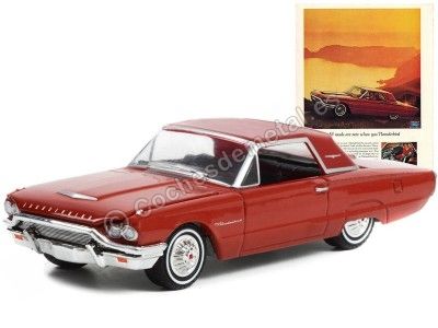 Cochesdemetal.es 1964 Ford Thunderbird Hardtop "Vintage Ad Cars Series 7" 1:64 Greenlight 39100B