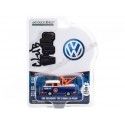 Cochesdemetal.es 1969 Volkswagen VW Type 2 Double Cab Pickup "Club Vee-Dub series 15" 1:64 Greenlight 36060B