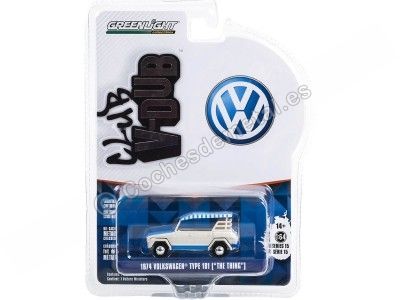 Cochesdemetal.es 1974 Volkswagen VW Type 181 Thing Acapulco Thing "Club Vee-Dub series 15" 1:64 Greenlight 36060D 2