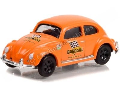 Cochesdemetal.es 1966 Classic Volkswagen VW Beetle Bardahl "Club Vee-Dub series 15" 1:64 Greenlight 36060F