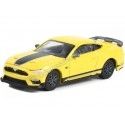 Cochesdemetal.es 2021 Ford Mustang Mach 1 "GL Muscle Series 27" Amarillo/Negro 1:64 Greenlight 13320F