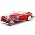 1936 Mercedes-Benz 500K TYP Specialroadster Rojo Brillante 1:18 Maisto 36862 Cochesdemetal 1 - Coches de Metal 