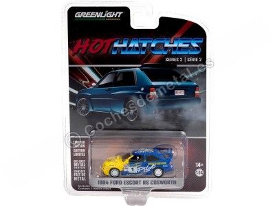 Cochesdemetal.es 1994 Ford Escort RS Cosworth Nº1 Wilson/Thomas Ganador Rally Ulster "Hot Hatches Series 2" 1:64 Greenlight 6... 2