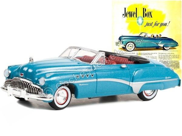 Cochesdemetal.es 1949 Buick Roadmaster "Vintage Ad Cars Series 8" 1:64 Greenlight 39110A