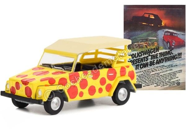 Cochesdemetal.es 1974 Volkswagen Thing (Type 181) "Vintage Ad Cars Series 8" 1:64 Greenlight 39110C