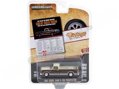 Cochesdemetal.es 1982 Dodge Ram D-150 Prospector "Vintage Ad Cars Series 8" 1:64 Greenlight 39110D 2