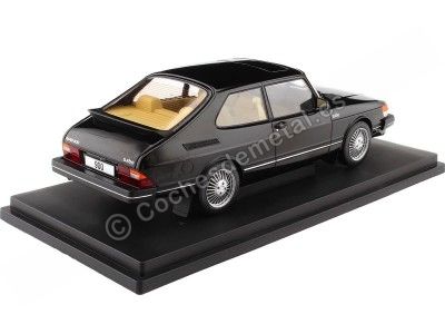 Cochesdemetal.es 1981 Saab 900 Turbo Negro 1:18 MC Group 18338 2