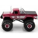 Cochesdemetal.es 1974 Ford F-250 Monster Truck "King Kong" Rojo/Gris 1:43 Greenlight 88032