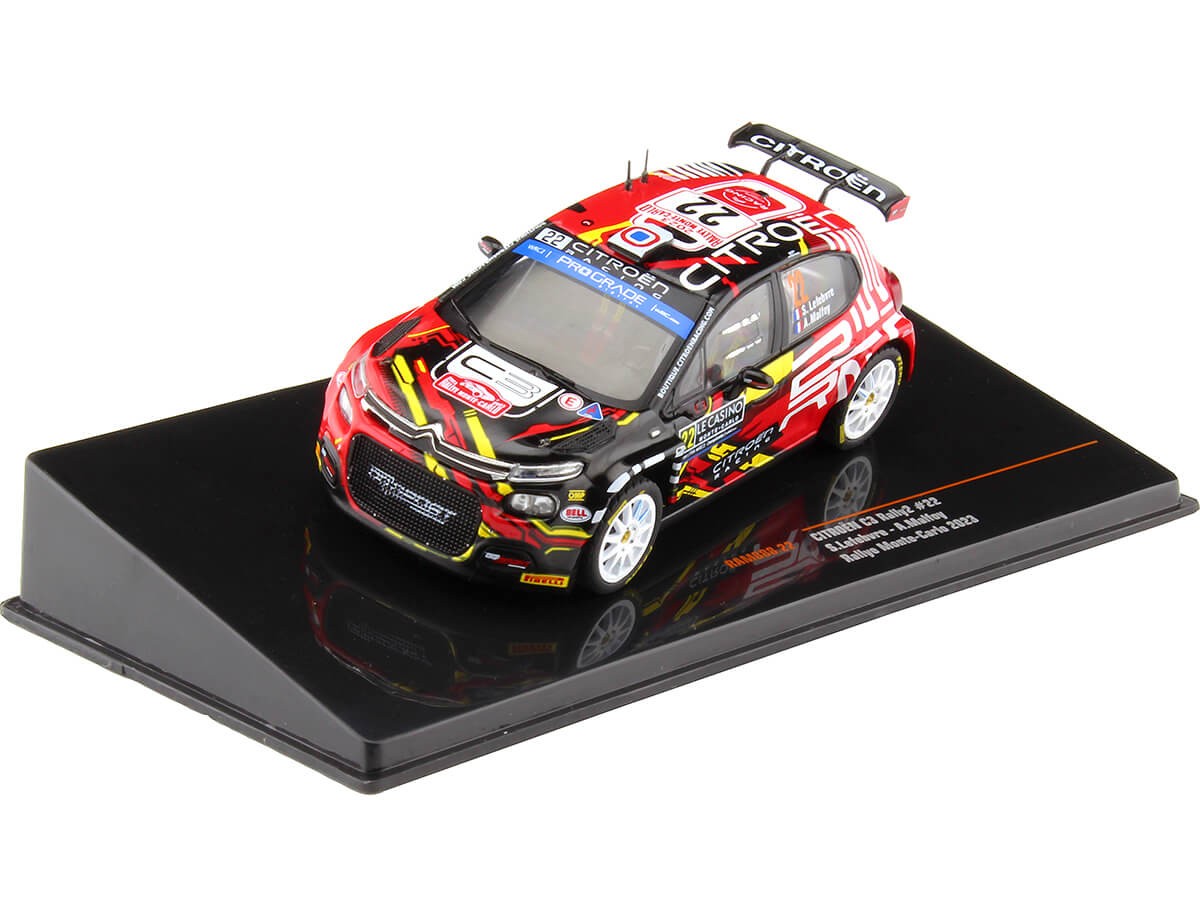 2023 Citroen C3 Rally2 Nº22 Lefebvre/Malfoy Rally Monte Carlo 1:43