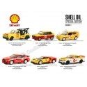 Cochesdemetal.es Lote de 6 Modelos "Shell Oil Special Edition Series 1" 1:64 Greenlight 41125