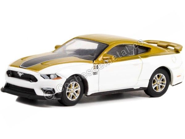 Cochesdemetal.es 2021 Ford Mustang Mach 1 Hurst Performance "Running on Empty Series 15" 1:64 Greenlight 41150E