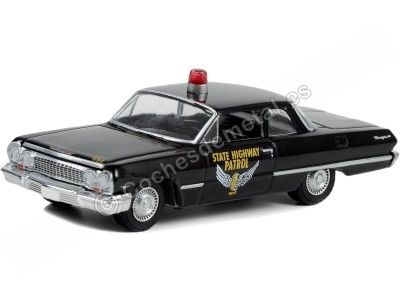 Cochesdemetal.es 1964 Chevrolet Biscayne Ohio State Highway Patrol "Hot Pursuit Series 43" 1:64 Greenlight 43010A