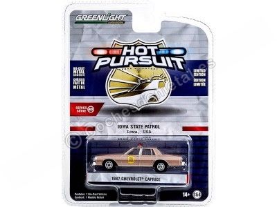 Cochesdemetal.es 1987 Chevrolet Caprice 9C1 Indiana State "Hot Pursuit Series 43" 1:64 Greenlight 43010B 2