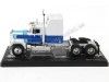 Cochesdemetal.es 1985 Cabeza Tractora MACK Superliner Magnum de 3 Ejes Blanco/Azul 1:43 IXO Models TR165.22