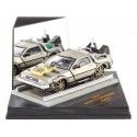 Cochesdemetal.es 1990 DeLorean DMC 12 "Regreso al Futuro III" Sobre Railes 1:43 Vitesse 24014