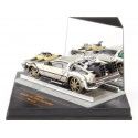 Cochesdemetal.es 1990 DeLorean DMC 12 "Regreso al Futuro III" Sobre Railes 1:43 Vitesse 24014