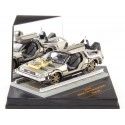 Cochesdemetal.es 1990 DeLorean DMC 12 "Regreso al Futuro III" Sobre Railes 1:43 Vitesse 24014