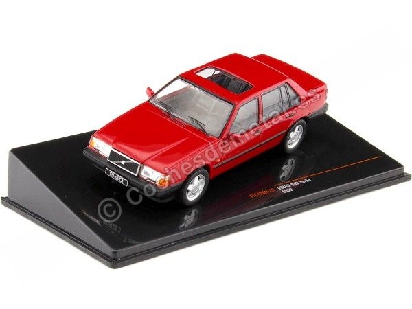 Cochesdemetal.es 1990 Volvo 940 Turbo Rojo 1:43 IXO Models CLC498N.22