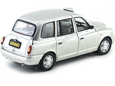 Cochesdemetal.es 1998 Austin TX1 London Taxi Cab Platinum Silver 1:18 Sun Star 1125 2