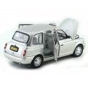 Cochesdemetal.es 1998 Austin TX1 London Taxi Cab Platinum Silver 1:18 Sun Star 1125