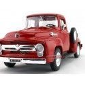1956 Ford F-100 Pick-Up Rojo Metalizado 1:18 Welly 19831 Cochesdemetal 5 - Coches de Metal 