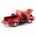 1956 Ford F-100 Pick-Up Rojo Metalizado 1:18 Welly 19831 Cochesdemetal 7 - Coches de Metal 