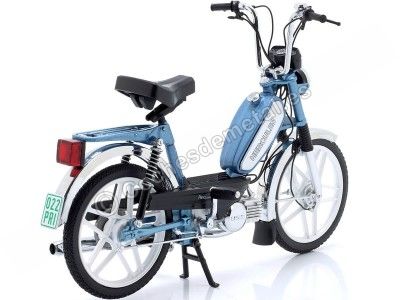 Cochesdemetal.es 1995 Ciclomotor Hércules Prima 5S Azul Claro Metalizada 1:10 50CC Legends 10022 2