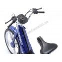 Cochesdemetal.es 1985 Wasp cyclomotor Piaggio ciao bleu métallisé 1:10 50cc légendes 10032