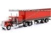 Cochesdemetal.es 1960 Cabeza Tractora Kenworth W900 de 3 Ejes Rojo/Negro 1:18 Road Kings 180122