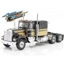 Cochesdemetal.es 1960 Cabeza Tractora Kenworth W900 de 3 Ejes "Los Caraduras" Negro/Dorado 1:18 Road Kings 180121