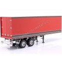 Cochesdemetal.es 1960 Trailer Semirremolque Caja de 2 Ejes Rojo/Negro 1:18 Road Kings 180166