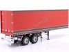 Cochesdemetal.es 1960 Trailer Semirremolque Caja de 2 Ejes Rojo/Negro 1:18 Road Kings 180166