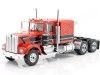 Cochesdemetal.es 1960 Camión Kenworth W900 de 3 Ejes + Semirremolque Rojo/Negro 1:18 Road Kings 122166