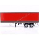Cochesdemetal.es 1960 Camión Kenworth W900 de 3 Ejes + Semirremolque Rojo/Negro 1:18 Road Kings 122166