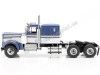 Cochesdemetal.es 1960 Camión Kenworth W900 de 3 Ejes + Semirremolque Azul/Blanco/Gris 1:18 Road Kings 123164