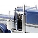 Cochesdemetal.es 1960 Camión Kenworth W900 de 3 Ejes + Semirremolque Azul/Blanco/Gris 1:18 Road Kings 123164