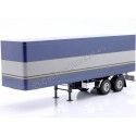 Cochesdemetal.es 1960 Camión Kenworth W900 de 3 Ejes + Semirremolque Azul/Blanco/Gris 1:18 Road Kings 123164
