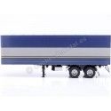 Cochesdemetal.es 1960 Camión Kenworth W900 de 3 Ejes + Semirremolque Azul/Blanco/Gris 1:18 Road Kings 123164
