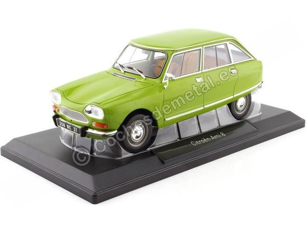 Cochesdemetal.es 1969 Citroen Ami 8 Club Verde Iris 1:18 Norev 181677