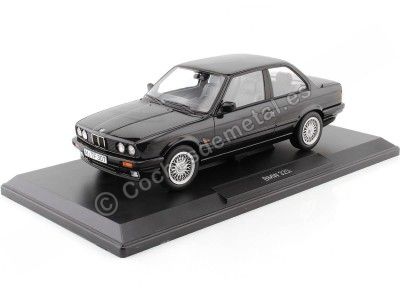 Cochesdemetal.es 1988 BMW 325i (E30) Negro Metalizado 1:18 Norev 183203