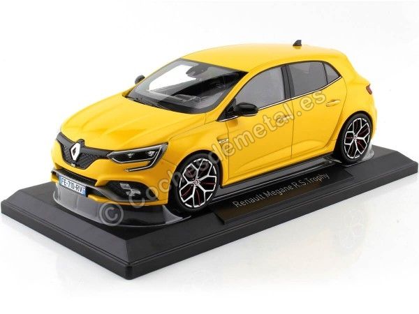 Cochesdemetal.es 2019 Renault Megane R.S. Trophy Amarillo Sirio 1:18 Norev 185393
