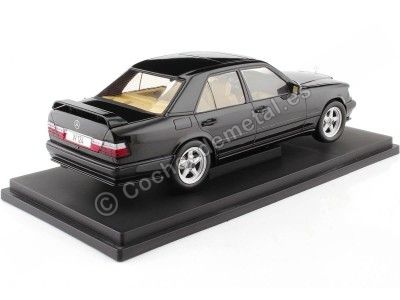 Cochesdemetal.es 1986 Mercedes-Benz W124 Tuning Negro Metalizado 1:18 MC Group 18341 2