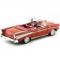 Cochesdemetal.es 1957 Chevrolet Bel Air Open Convertible Rojo 1:18 Motor Max 73175