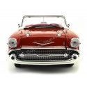 Cochesdemetal.es 1957 Chevrolet Bel Air Open Convertible Rojo 1:18 Motor Max 73175