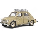 Cochesdemetal.es 1951 Renault 4CV Con Portaequipajes Beige Tórtola 1:18 Solido S1806605