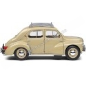 CARSDEMETAL.ES 1951 Renault 4cv avec des lumières à tortues beige 1:18 Solino S1806605