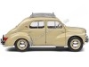 CARSDEMETAL.ES 1951 Renault 4cv avec des lumières à tortues beige 1:18 Solino S1806605