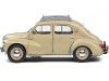 CARSDEMETAL.ES 1951 Renault 4cv avec des lumières à tortues beige 1:18 Solino S1806605